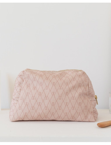 Trousse de toilette rose pour petite fille