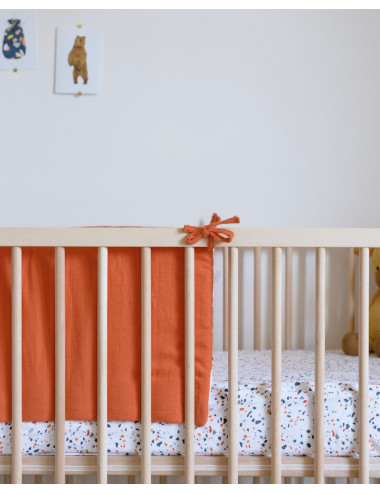 Joli Drap Housse pour lit de bébé