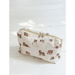 Trousse de toilette Tigre Sauge pour les affaires de bébé
