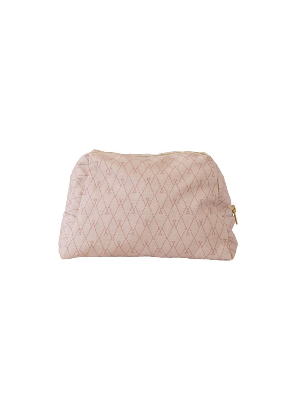 Trousse de toilette rose graphique