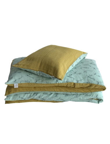 Curry bed linen set 100 x 140 cm