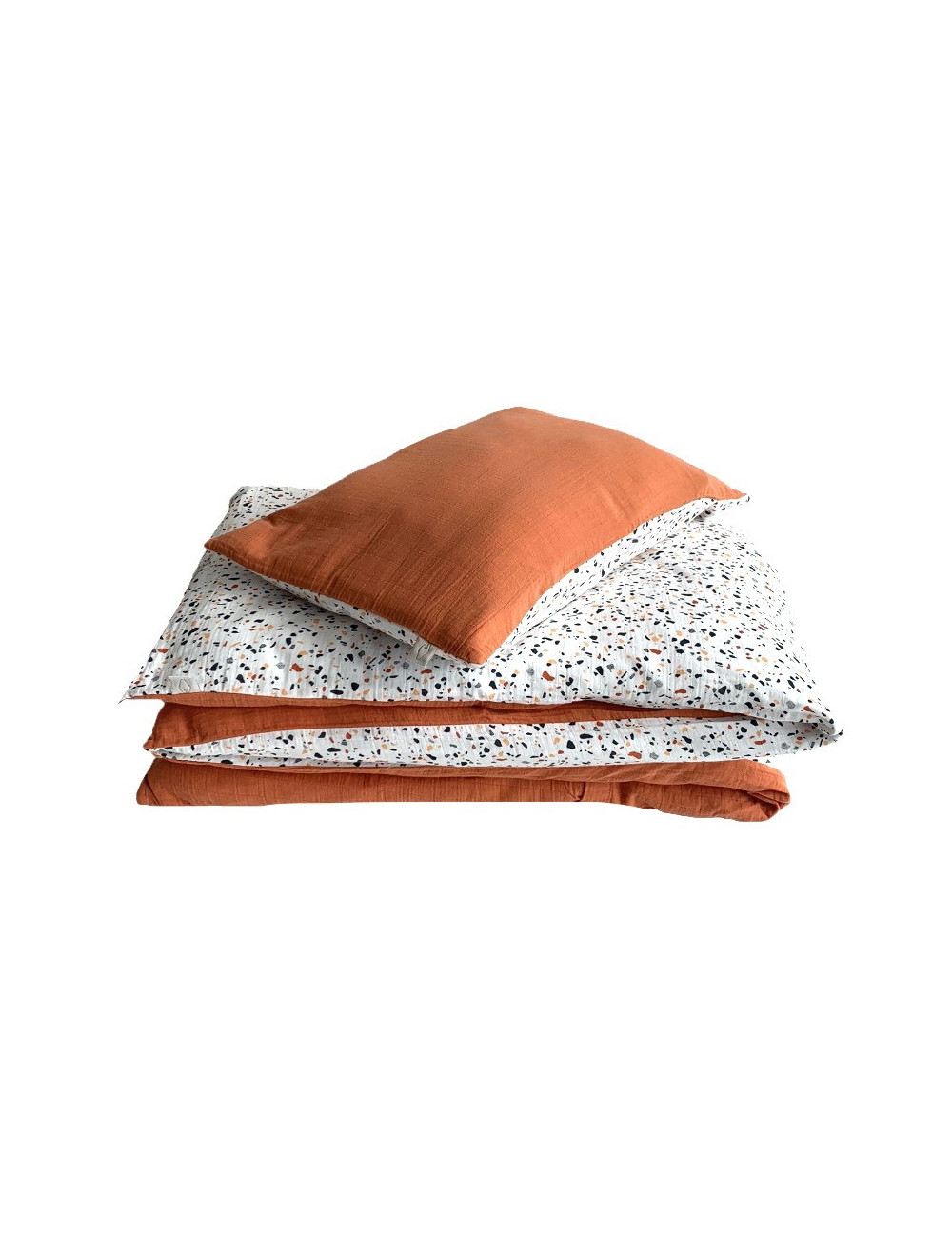 Terrazzo and Rust Bed Set from Milinane