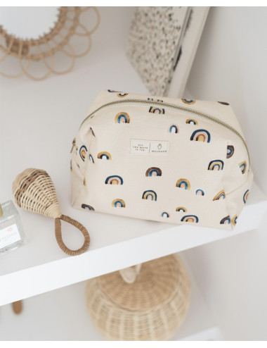 trousse de toilette arc-en-ciel