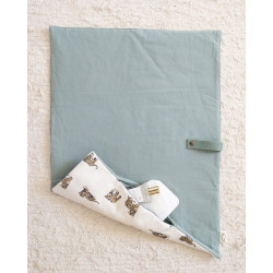 matelas a langer nomade canevas de coton