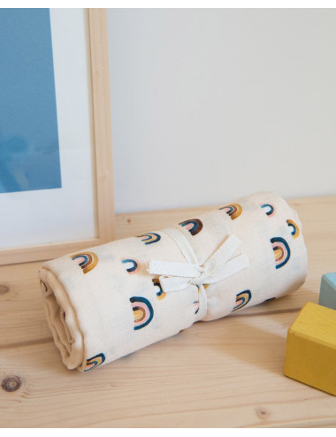 Maxi Swaddle Rainbow- GASPARD