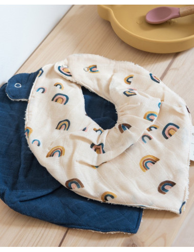 Set of 2 Bandana Bibs...