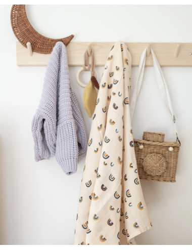 Maxi swaddles rainbow
