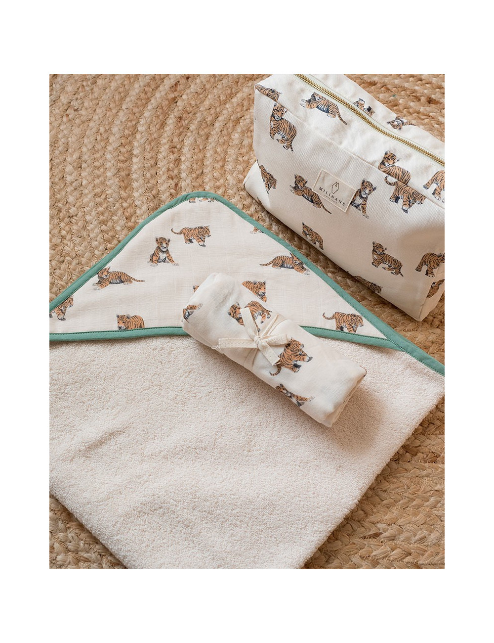 coffret bain tigre