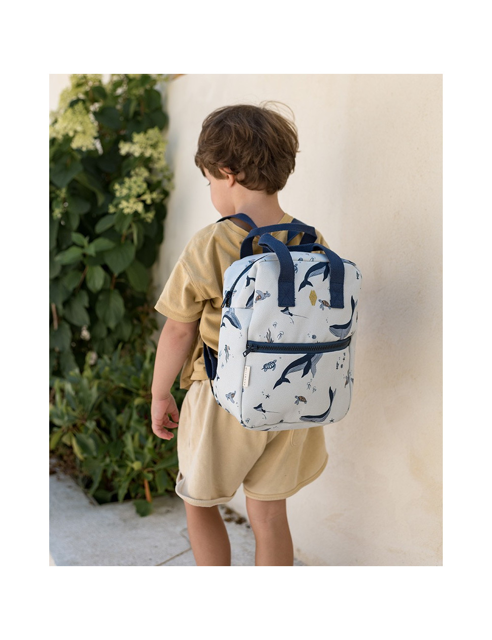 Baby backpack Whales