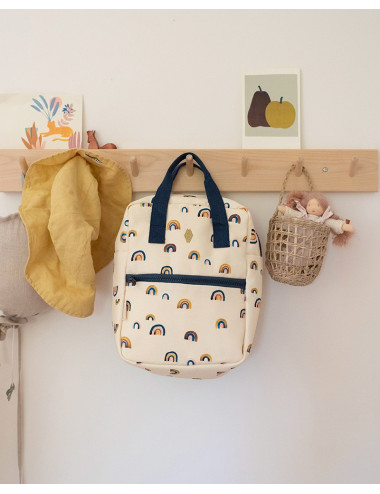 sac a dos bebe arc-en-ciel