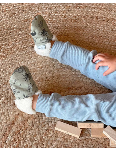 chaussons bébé dinosaure milinane