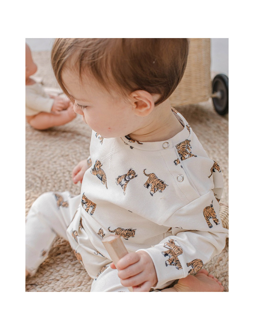 sweatshirt bébé tigre