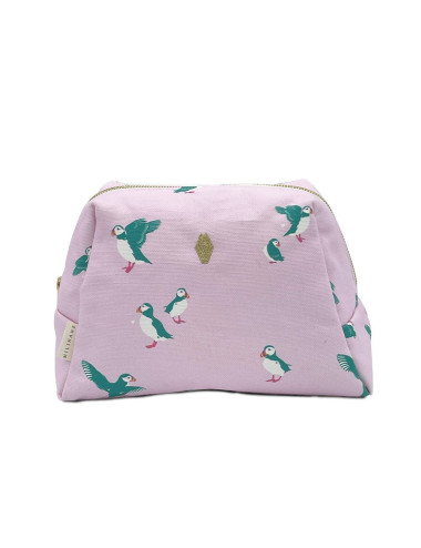 Puffin toiletry bag  - Jade