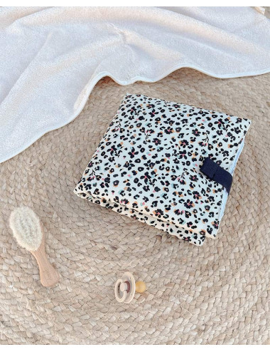 Matelas a langer leopard