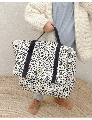 Leopard Satchel - Archibald