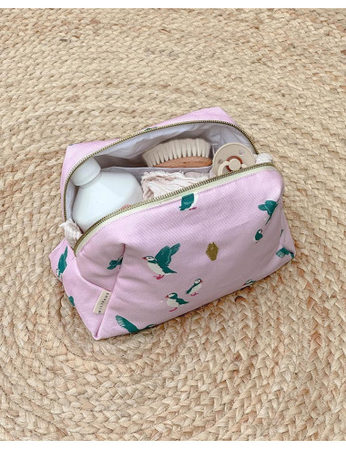 trousse de toilette macareux bébé