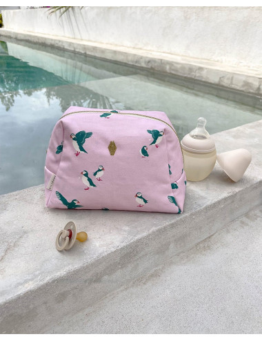 Trousse de toilette Macareux