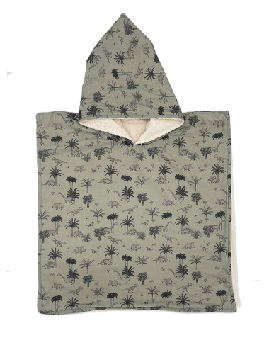 poncho de bain dinosaure