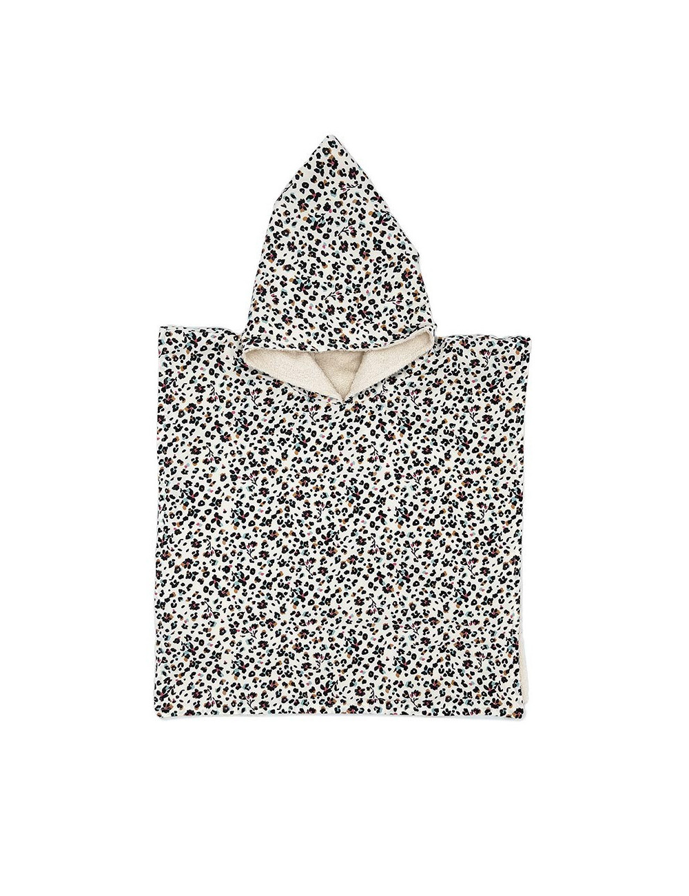 poncho de bain leopard