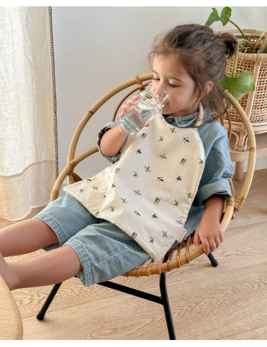 grand bavoir élastique pour bébé