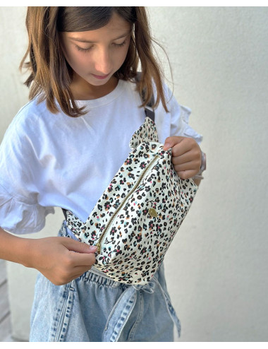 sac banane femme leopard