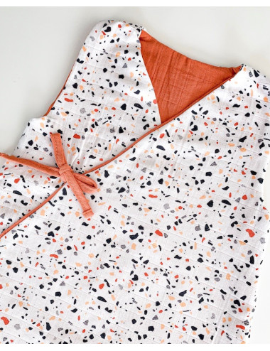 Summer Turbulette with Terrazzo pattern