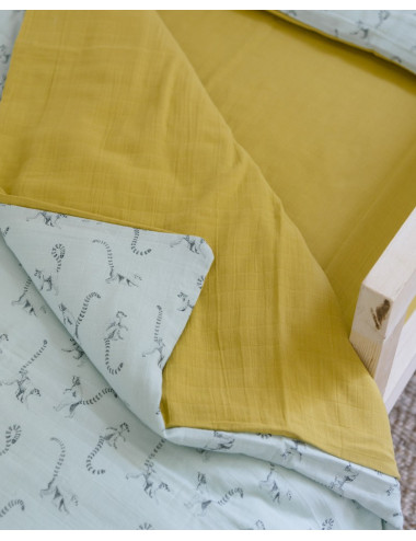 Housse de couette au motif Lémurien