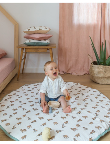 Rond Tiger Awakening Carpet Sauge milinane